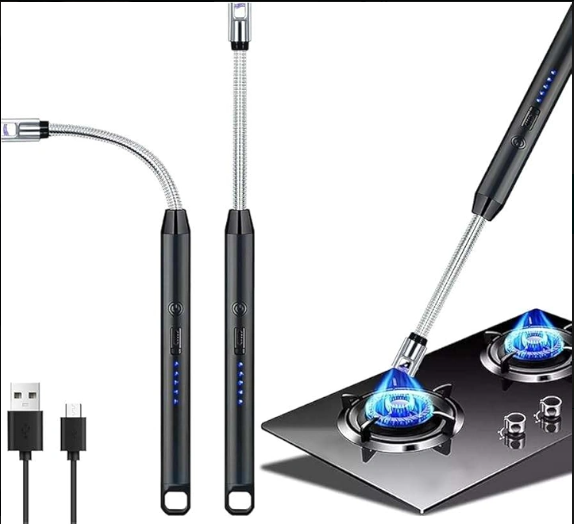 USB Rechargeable Electric Gas Lighter with Flexible Neck