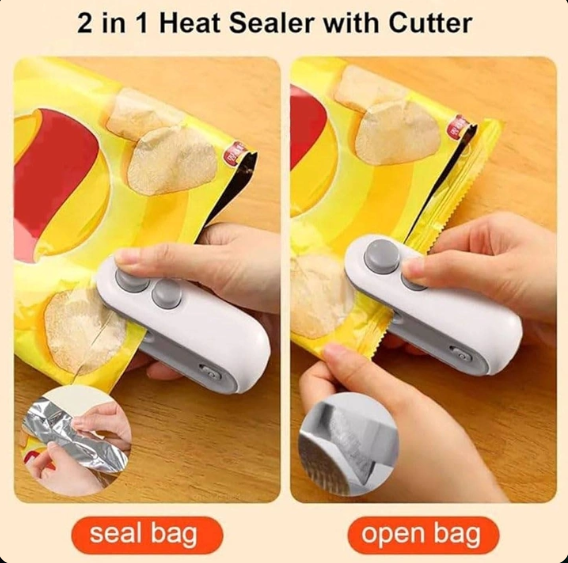 USB Rechargeable Mini Bag Sealer Heat Seal Tool