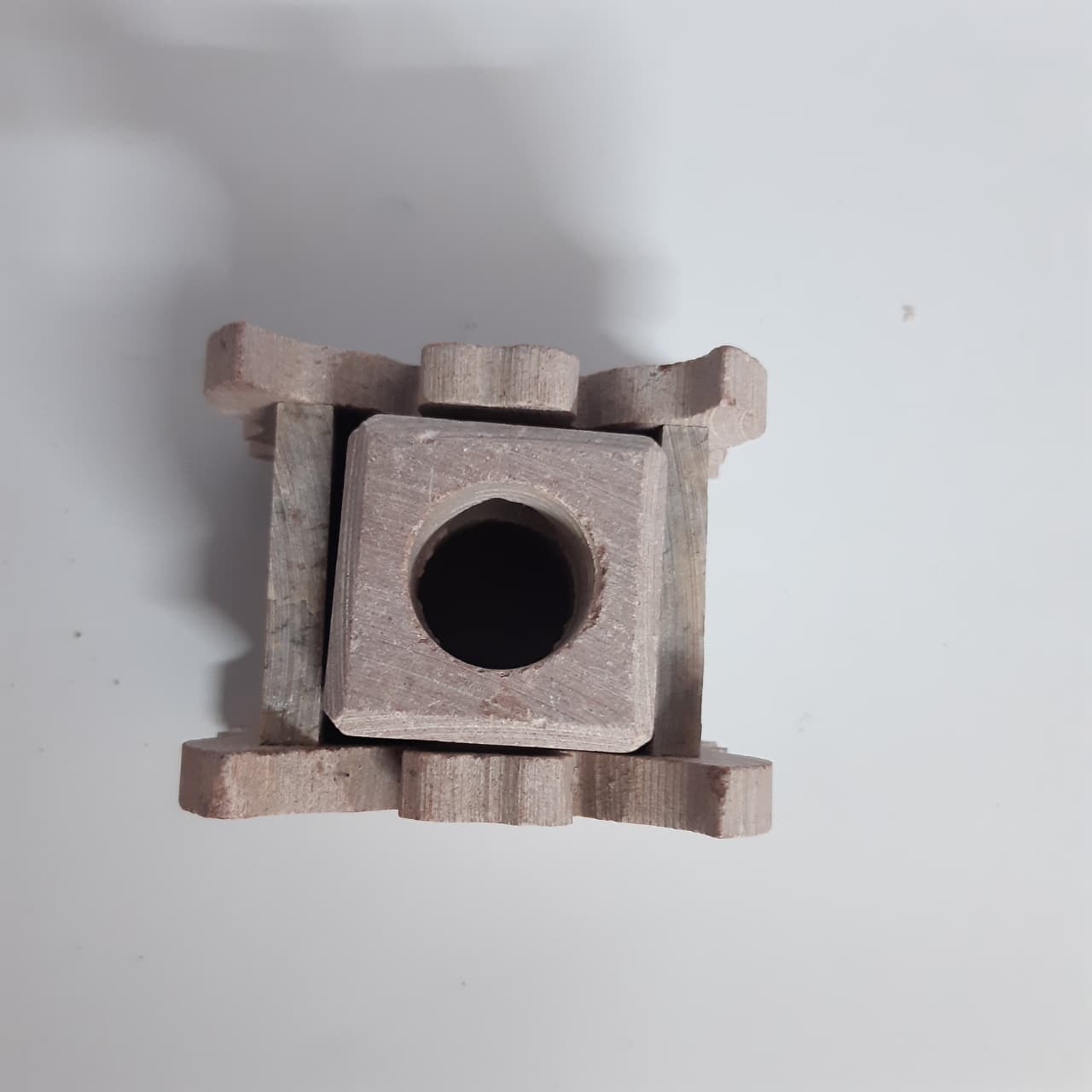 Butterfly Soapstone Marble Candle Stand Tealight Holder