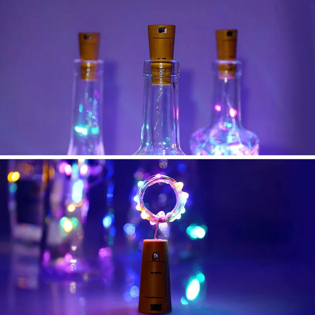 Cork Shape LED Bottle String Fairy Lights for Decoration