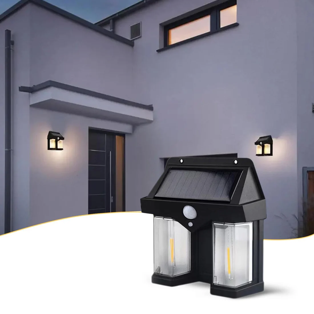 Outdoor Solar Waterproof Wall Lamp Garde...