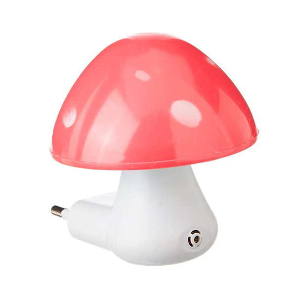 Automatic Night Sensor Mushroom Lamp Multicolour LED Light