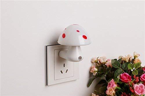 Automatic Night Sensor Mushroom Lamp Multicolour LED Light