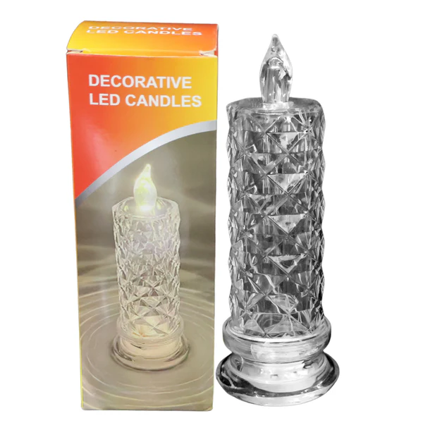 Decorative LED Crystal Candle Light for Home Decoration