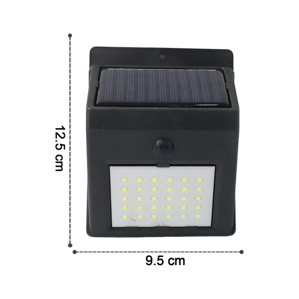 Solar Powered LED Wall Light for Outdoor Home Decoration