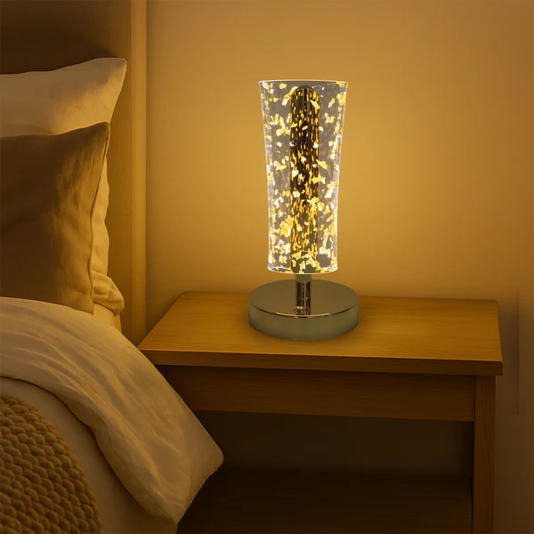 Luxury Golden Crystal LED Table Lamp