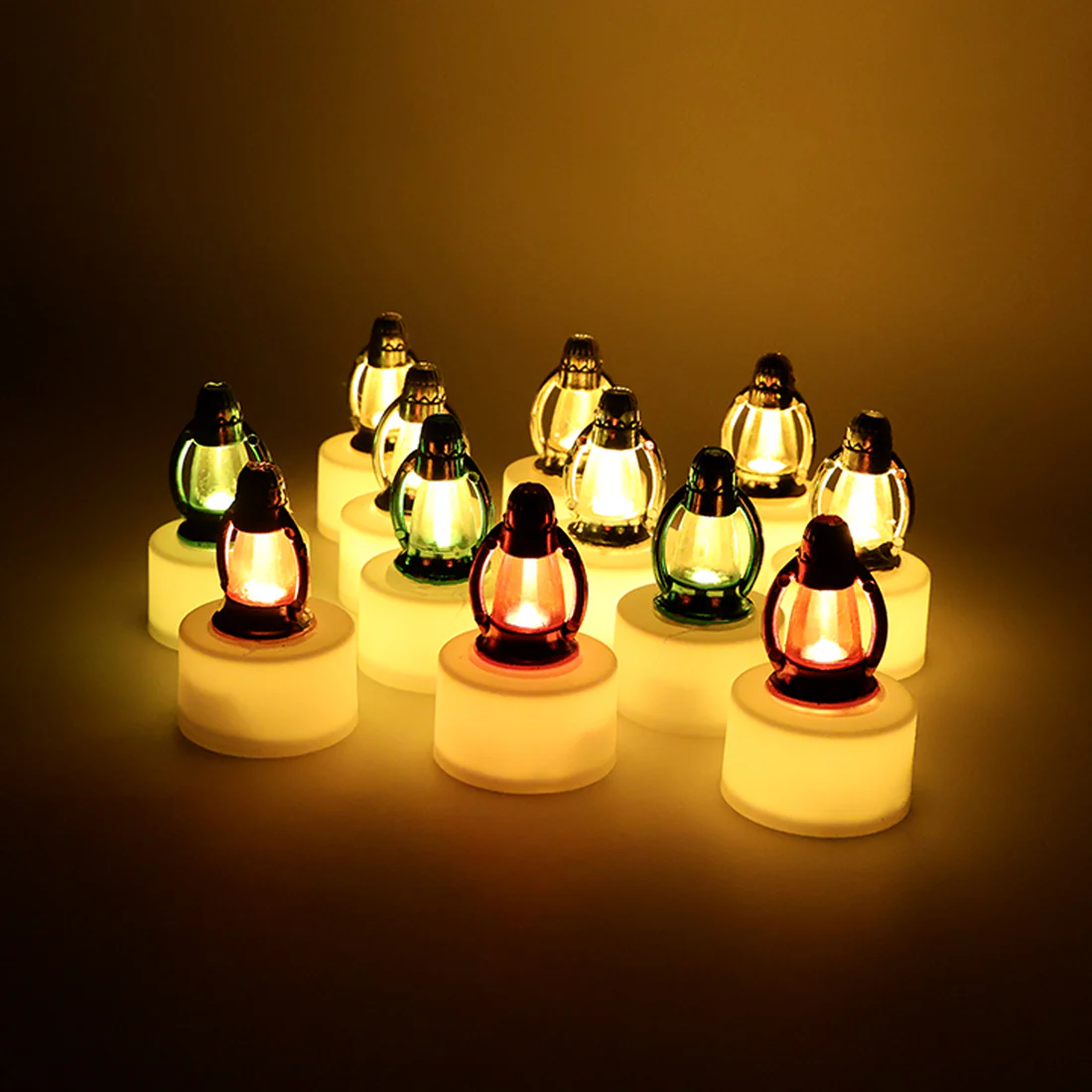 LED Decorative Candle Lamps for Home Decoration Set of 12