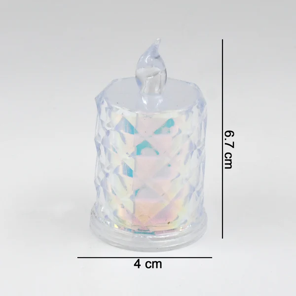 Flameless Smokeless LED Tea Light Candles Decorative Pack of 4