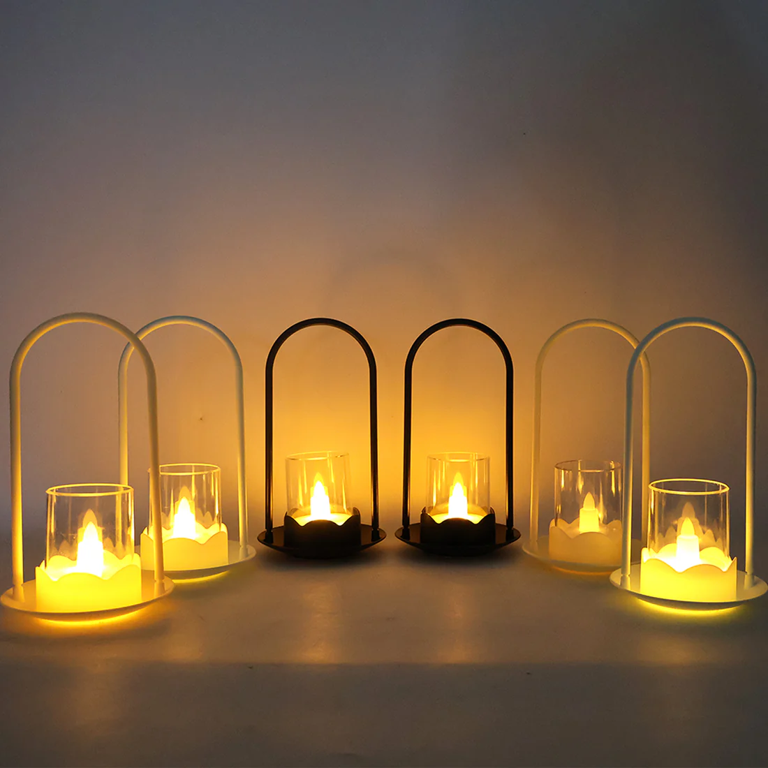 Wind Light Style Flameless LED Candles Decorative Set of 6