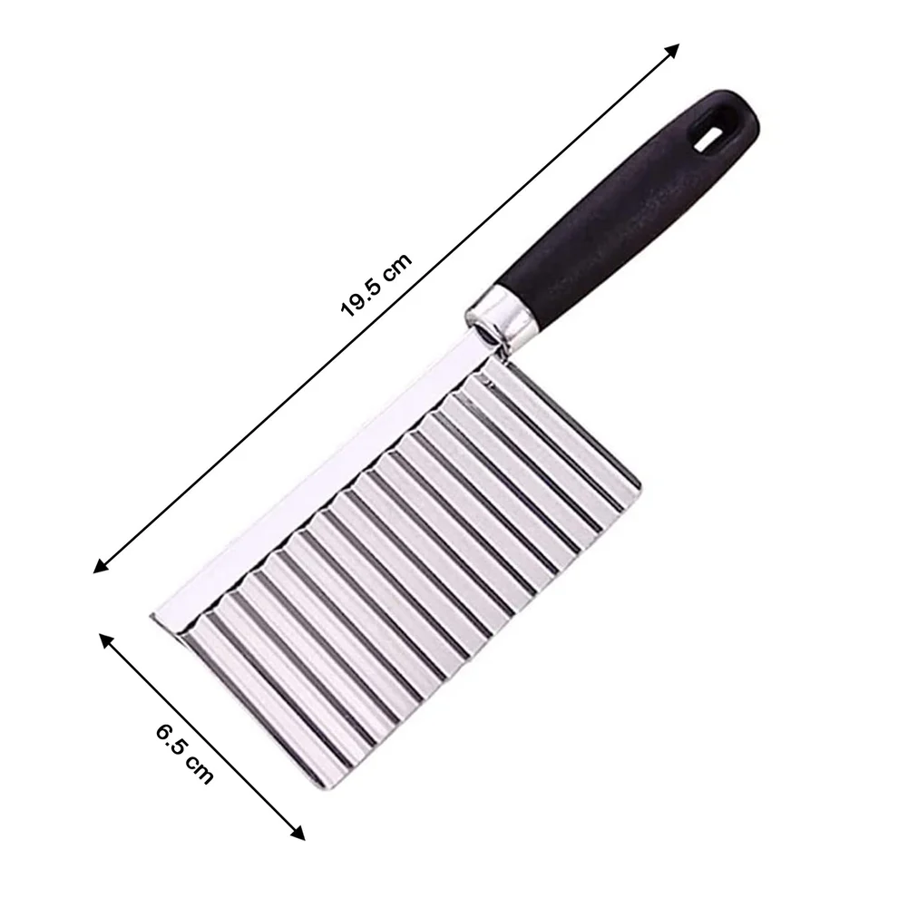 Stainless Steel Crinkle Cutter Knife for Veggies
