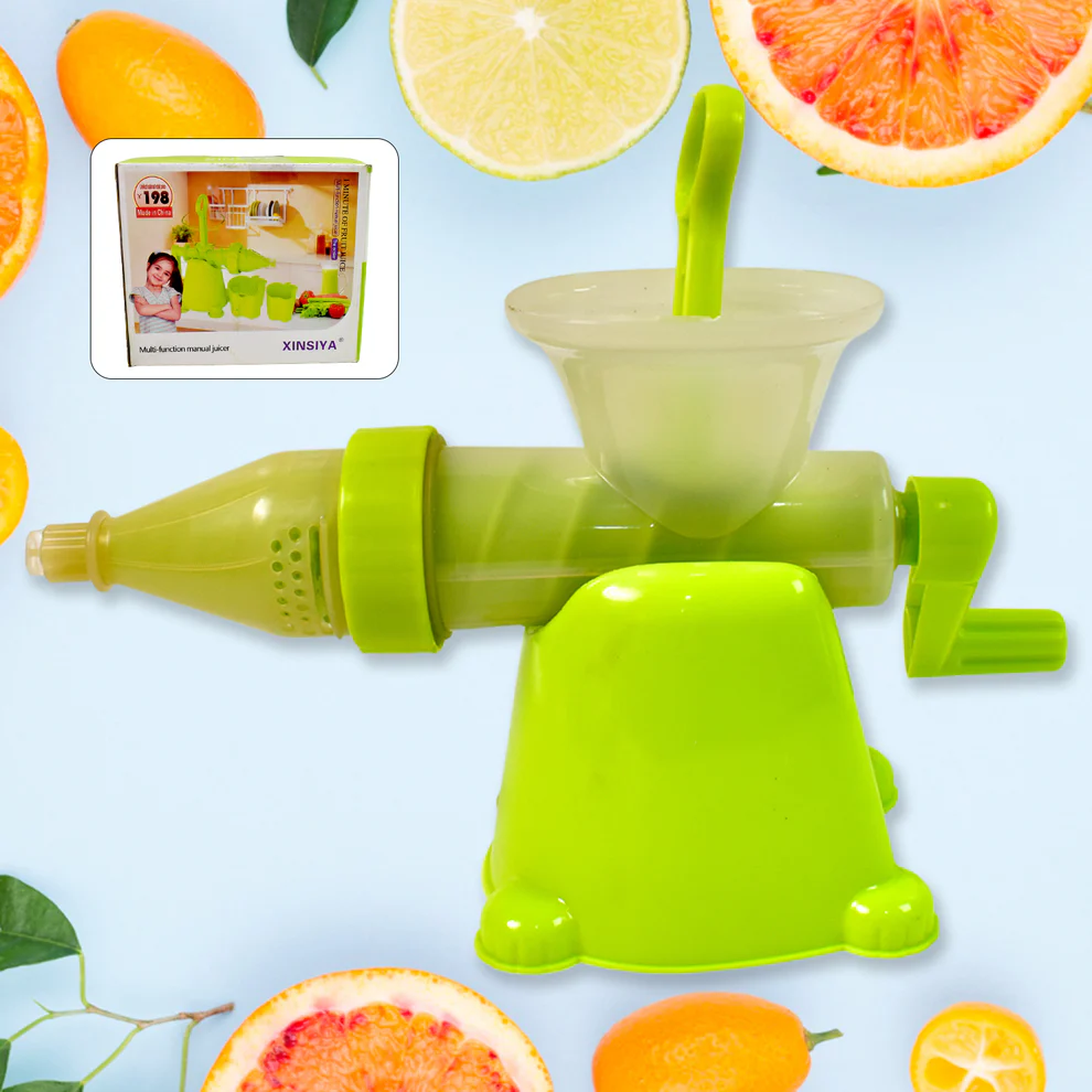 Manual Plastic Juicer for Fruits Vegetab...