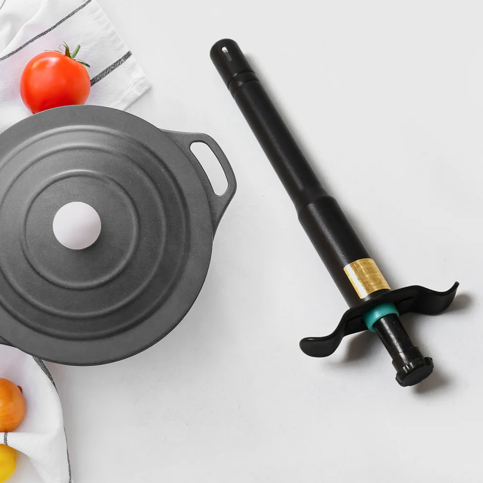 Stainless Steel Black Gas Lighter for Ki...