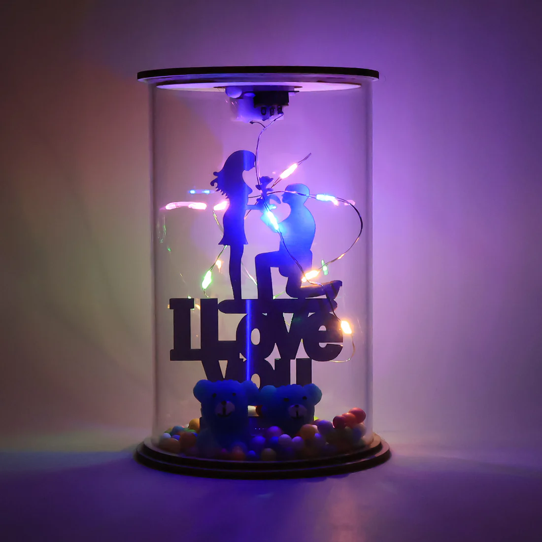 Love You LED Decorative Light Showpiece for Gifting
