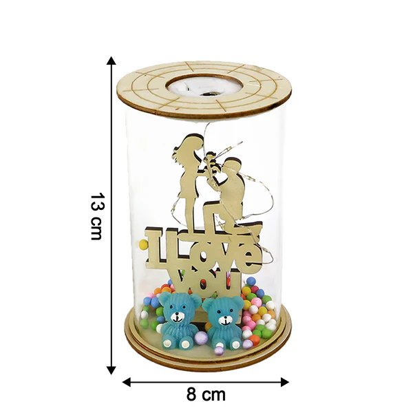 Love You LED Decorative Light Showpiece for Gifting