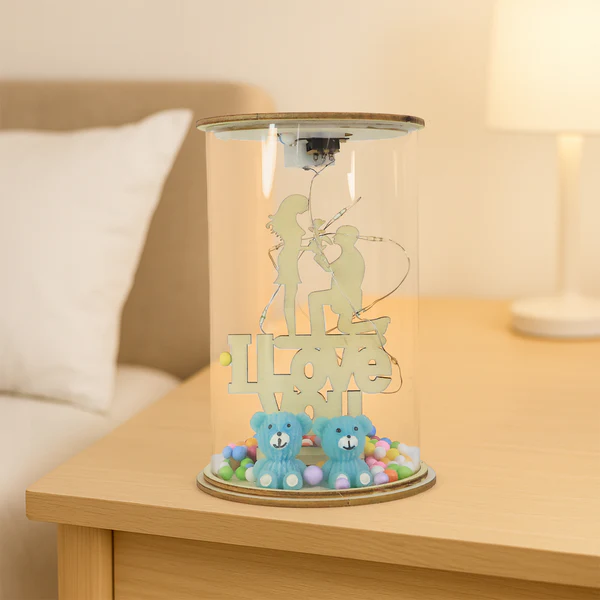 Love You LED Decorative Light Showpiece for Gifting