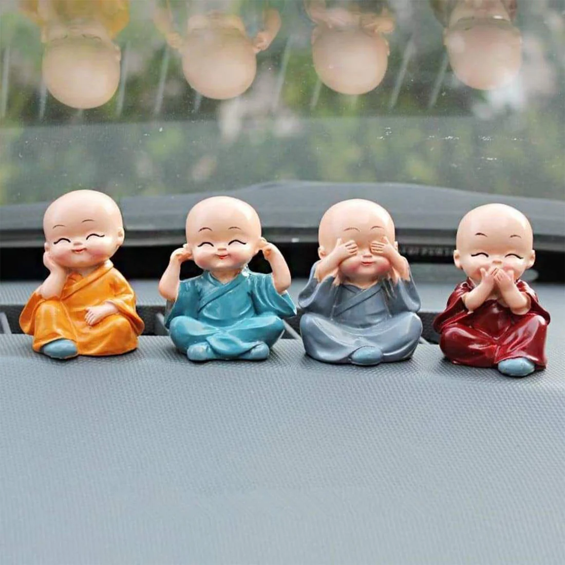 Baby Buddha Statue Set Decorative Showpi...