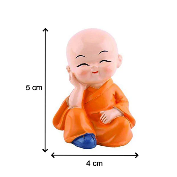 Baby Buddha Statue Set Decorative Showpiece for Home Office