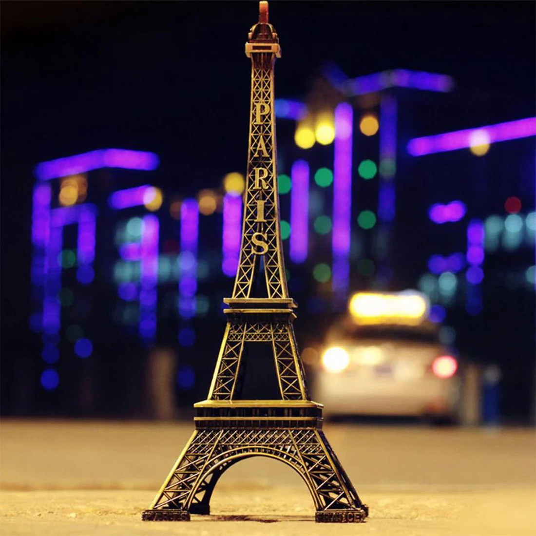 Antique 3D Eiffel Tower Metal Paris Deco...