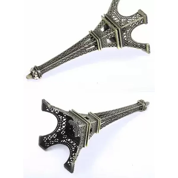 Antique 3D Eiffel Tower Metal Paris Decorative Showpiece