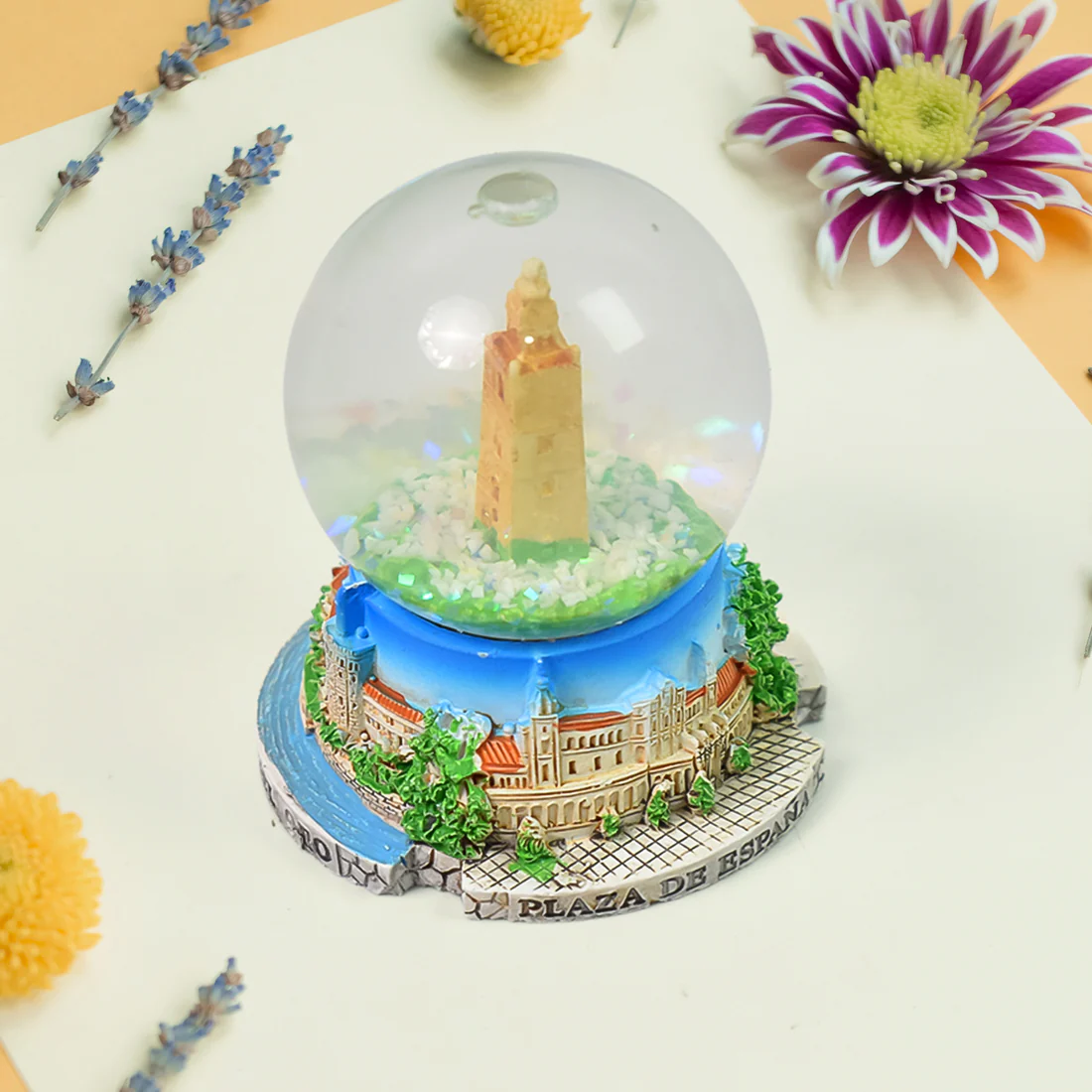Decorative Snow Globe Showpiece for Desk...