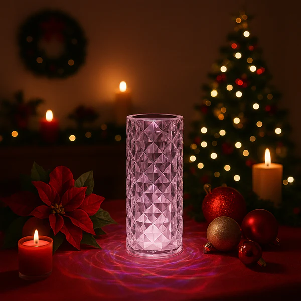 Crystal LED Touch Table Lamp with Remote Control Decor