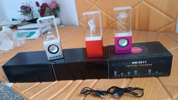 3D Mix Design LED Light Desk Decorative Showpiece