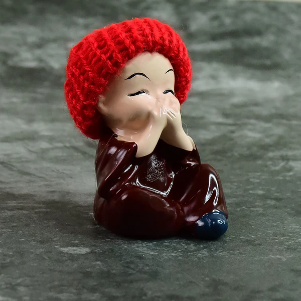 Decorative Resin Monk Buddha Showpiece Set of 4