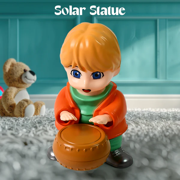 Creative Solar Drummer Car Aromatherapy Air Freshener