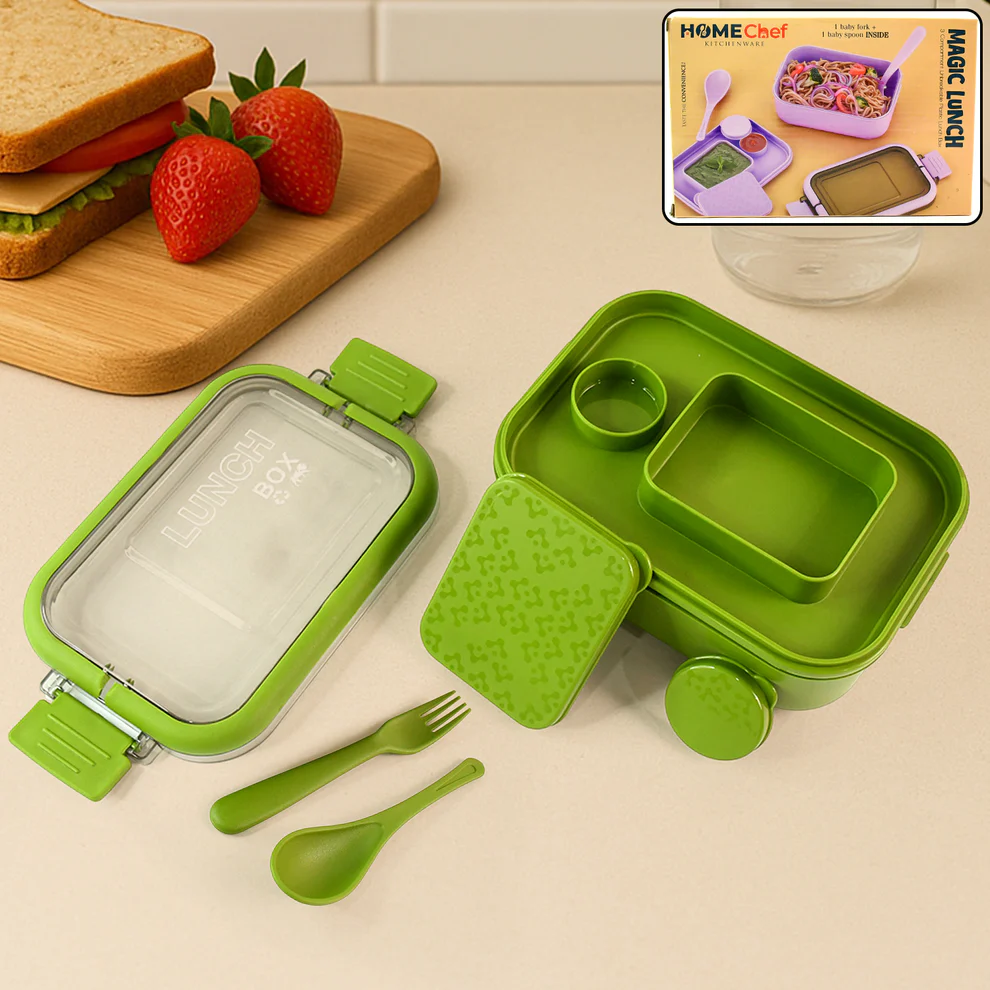 Leakproof Magic Lunch Box With Compartments
