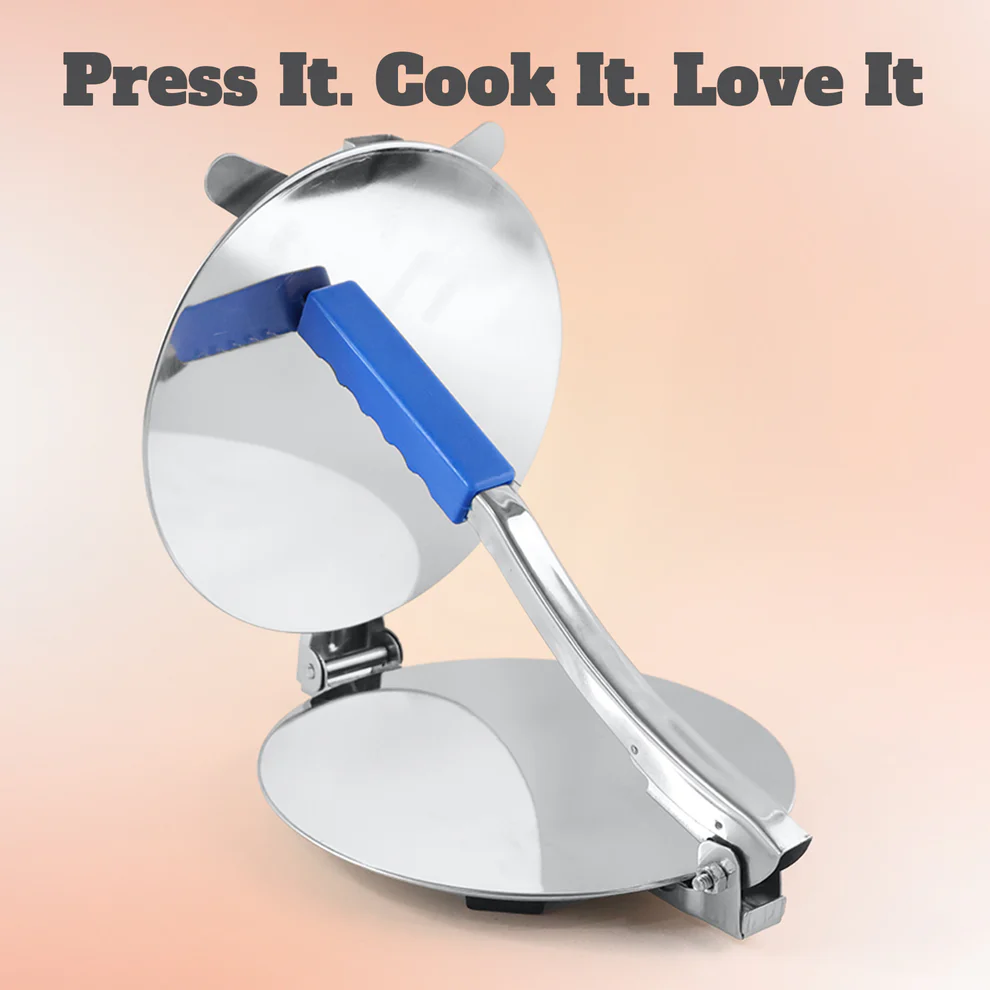 Stainless Steel Puri Press Maker Manual Roti Presser
