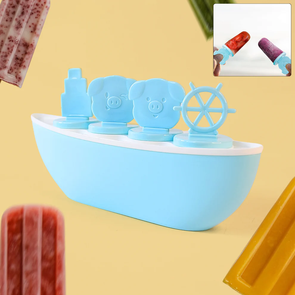 Creative Boat Shape Ice Cream Mold with...
