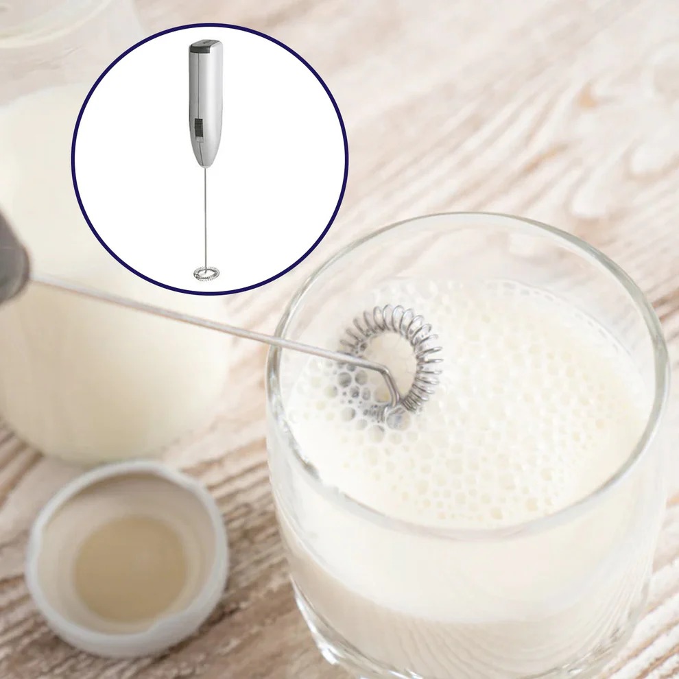 Electric Milk Frother Wand Mixer for Cof...