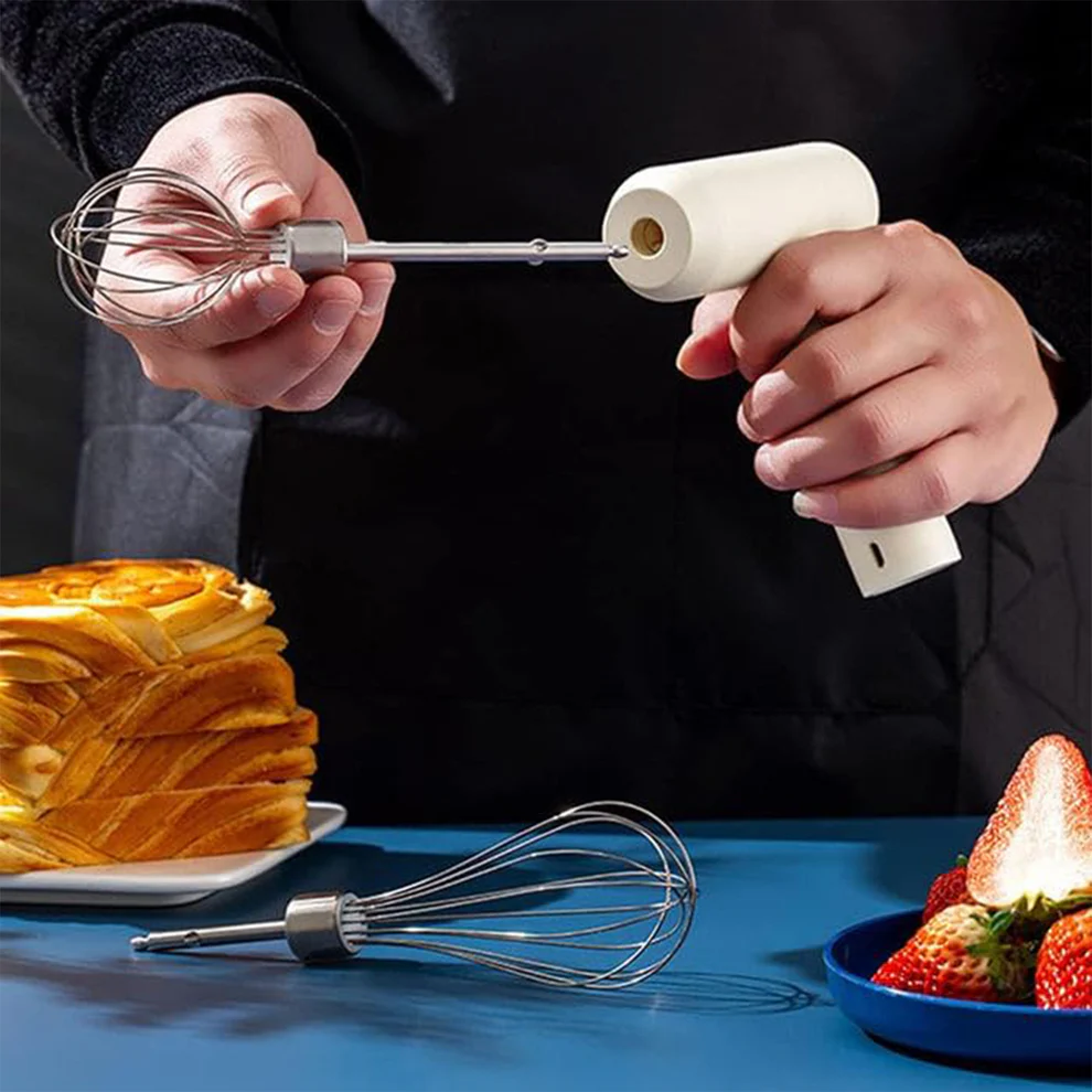 Cordless Electric Whisk Egg Beater Kitchen Tool