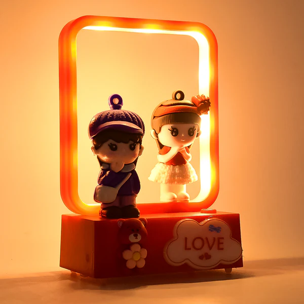 Decorative Love Couple LED Figurine Light