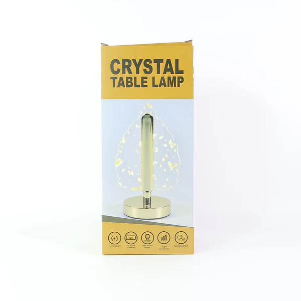 Luxury Crystal LED Table Lamp for Bedroom and Living Room