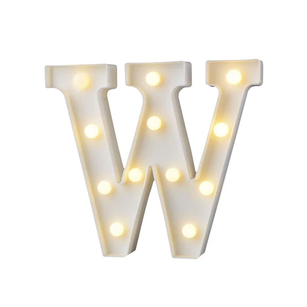W Shape LED Decorative Night Light for Modern Home Decor