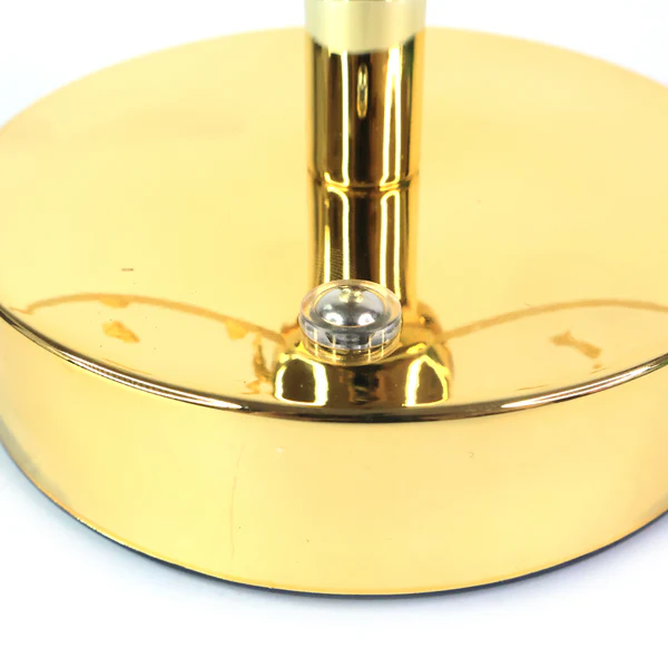 Premium Golden Crystal Leaf Shape LED Table Lamp