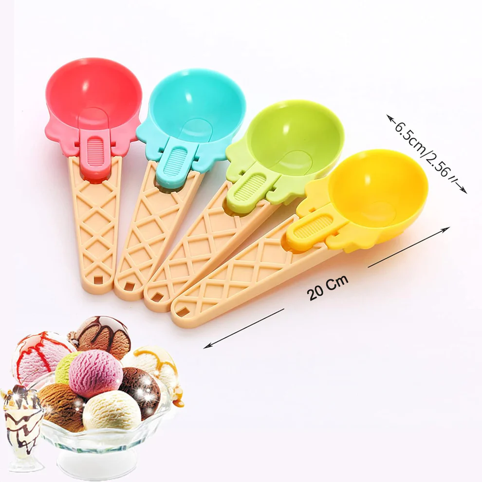 Plastic Ice Cream Watermelon Scooper with Trigger