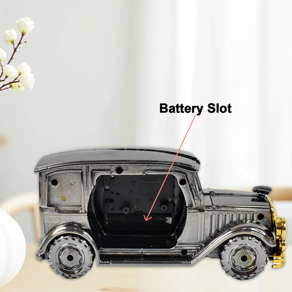 Car Model Alarm Clock with Pen Holder for Desk and Bedroom