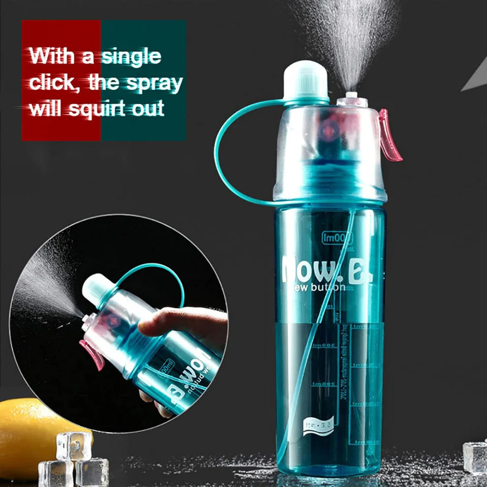 2 in 1 Mist Spray Water Bottle 400ml