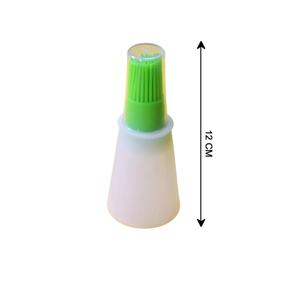 Silicone Oil Bottle with Brush Cap