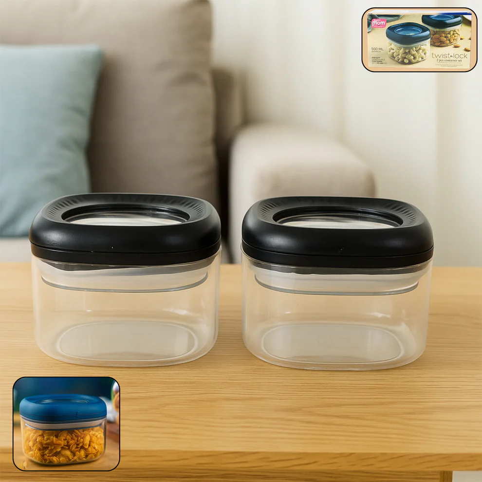 Twist Lock Plastic Storage Containers 50...