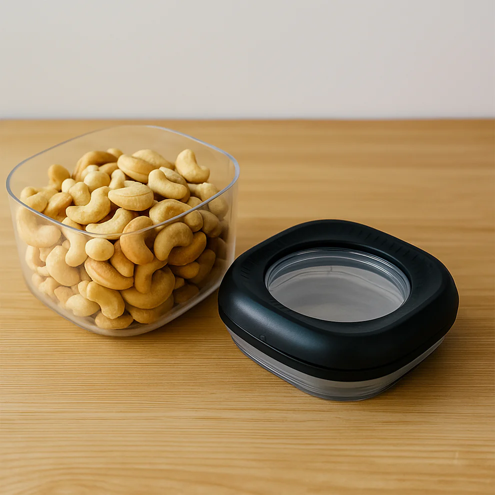 Twist Lock Plastic Storage Containers 500ml Set of 2