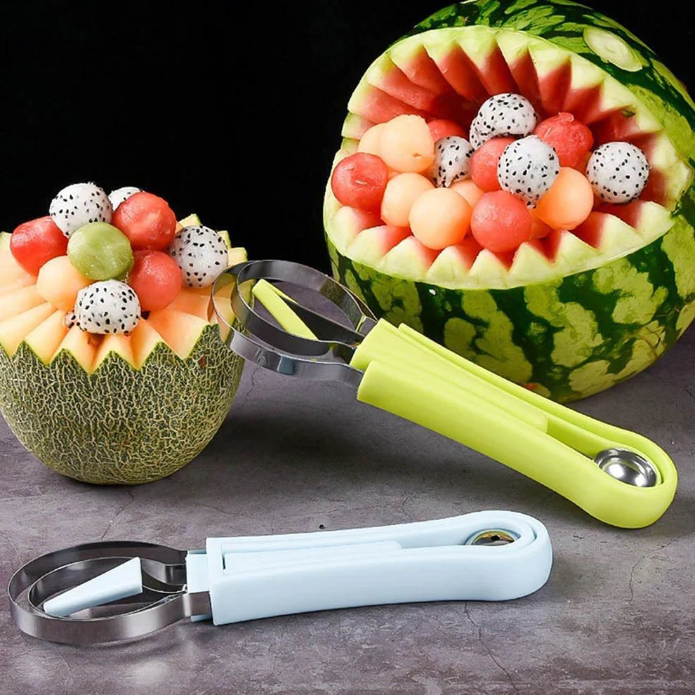 4 in 1 Stainless Steel Fruit Baller Scoo...