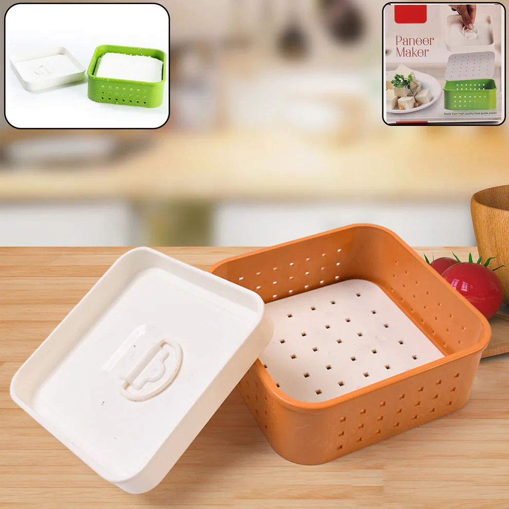 Square Shape Paneer Maker with Lid Tofu...