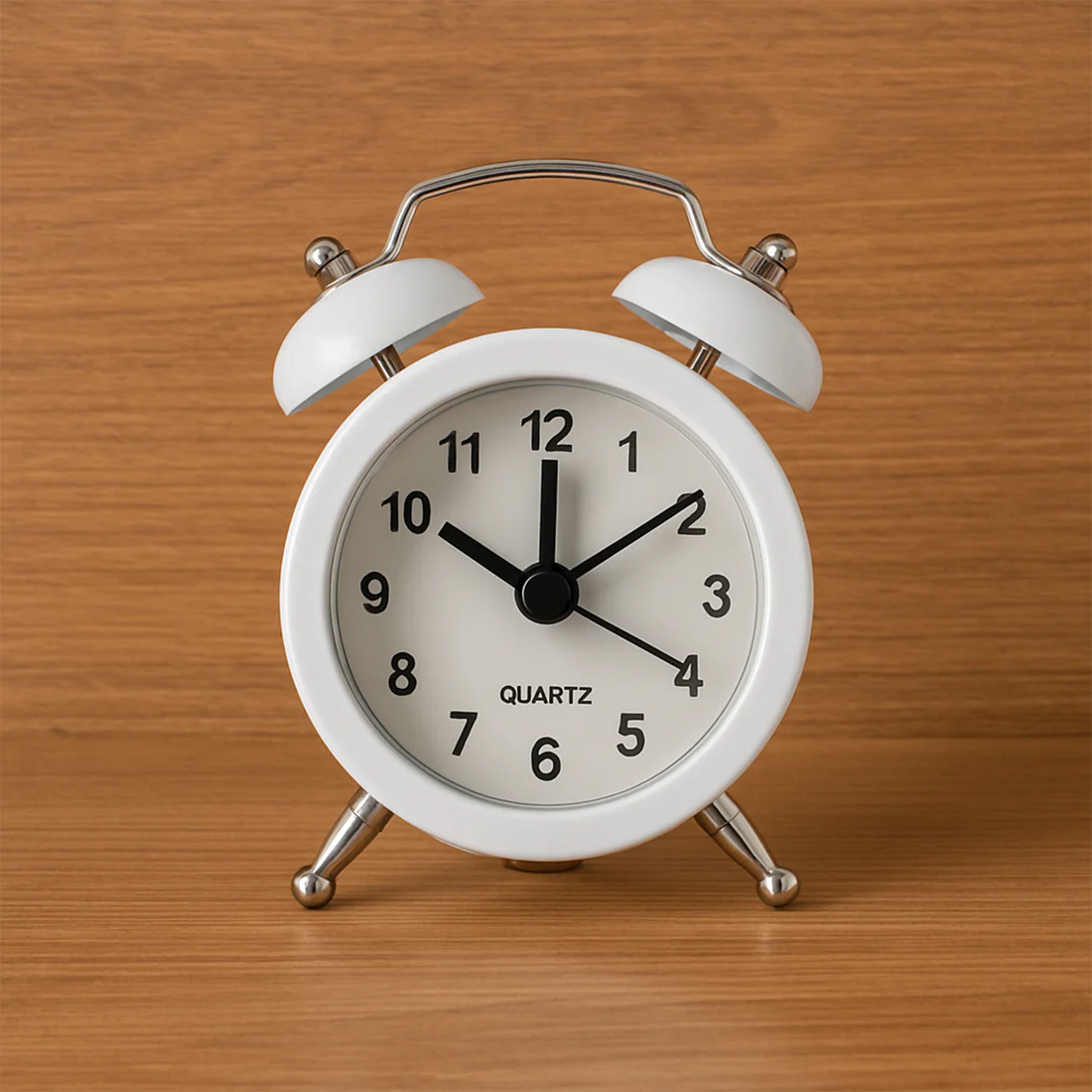 Small Twin Bell Analog Alarm Clock