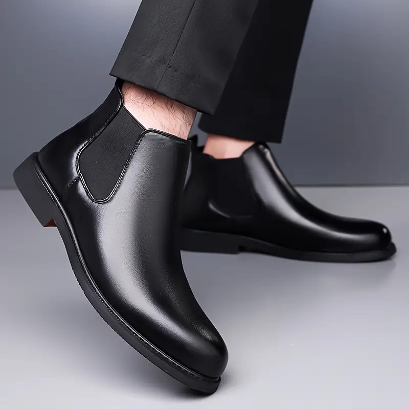 Latest Stylish Men's Black Chelsea Boots...