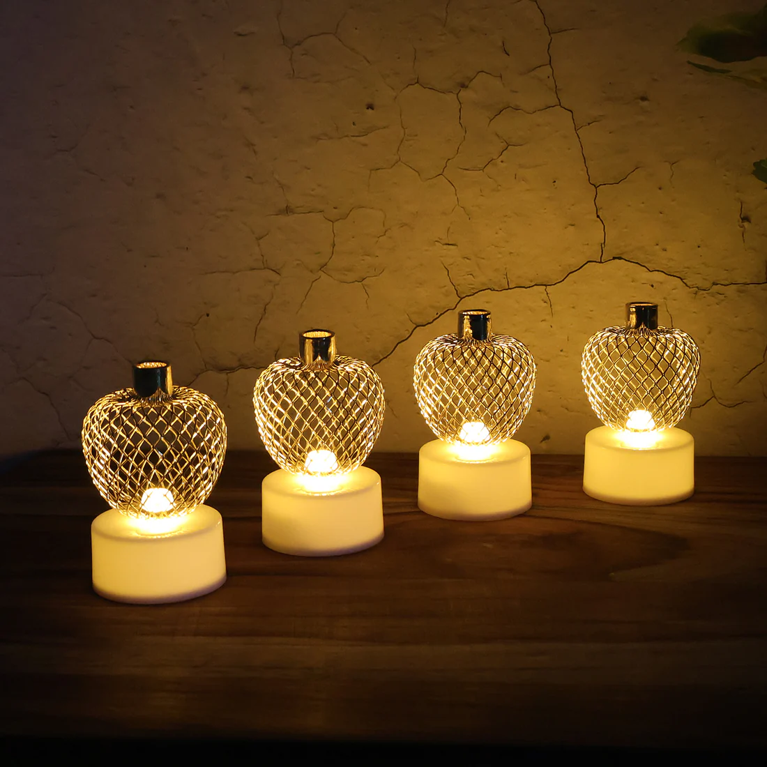 Apple Shape LED Tealight Candles Decorat...