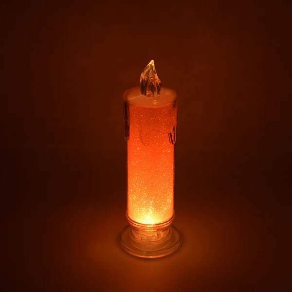 Red LED Flameless Pillar Candles with Re...