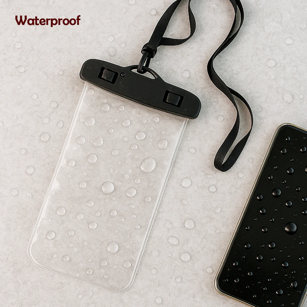 Transparent Waterproof Mobile Protective Pouch Cover